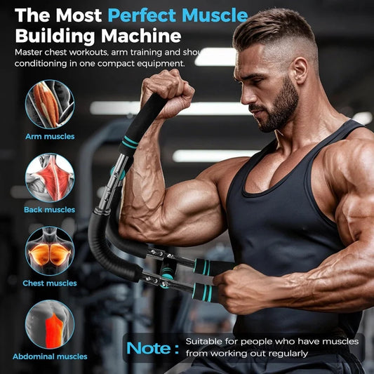 Twister Arm Trainer,Adjustable Chest Workout Equipment,Twister Arm Exerciser for Men,Grip Strength Trainer,Portable Fitness Equipment for Home