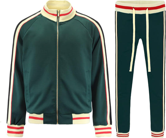 Men'S Velour Velvet Tracksuit Sets -Casual Wear, Gym, and Lounge